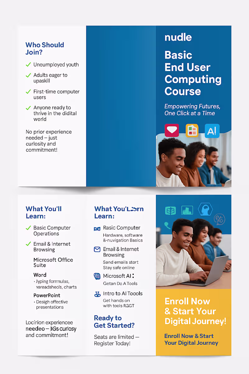 Cover image for brochure