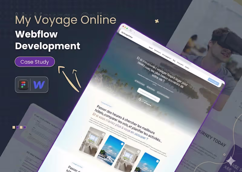 Cover image for Project Overview: MyVoyageOnline
A premium, conversion-focused