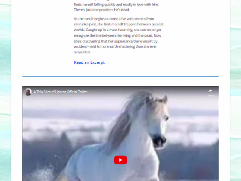 Cover image for Author Website