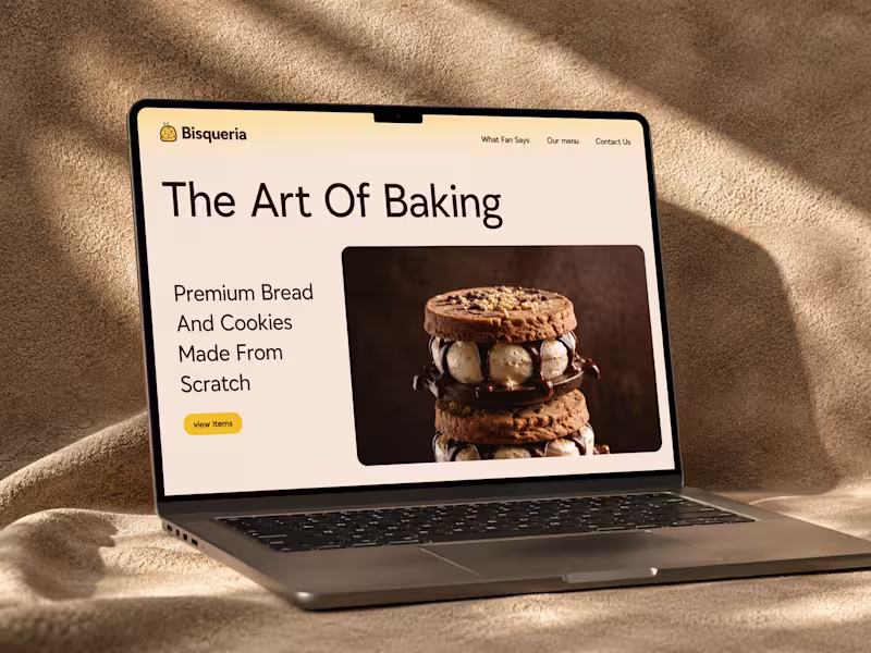 Cover image for Bisqueria Multi-page CMS Bakery Site