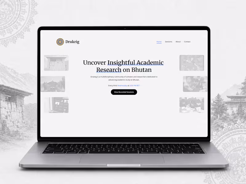 Cover image for The Drukrig website is a dedicated platform for scholars and...