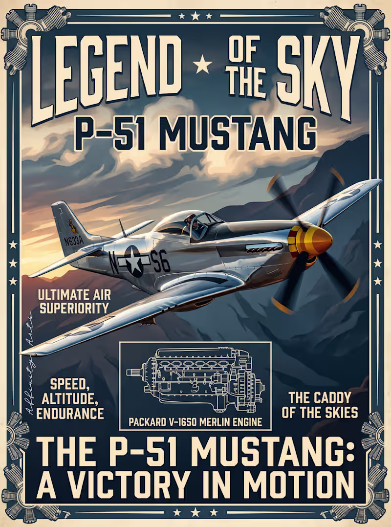 Cover image for "P-51 Mustang: Legend of the
