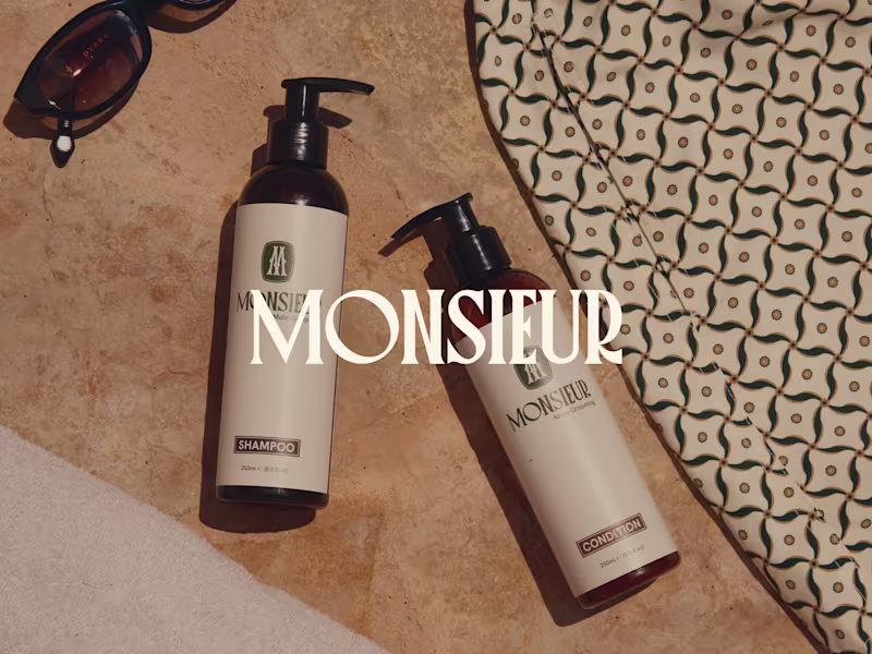 Cover image for Monsieur Brand Identity Development