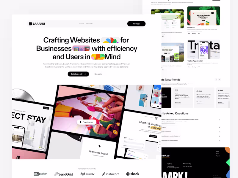 Cover image for Baaark an Agency Website