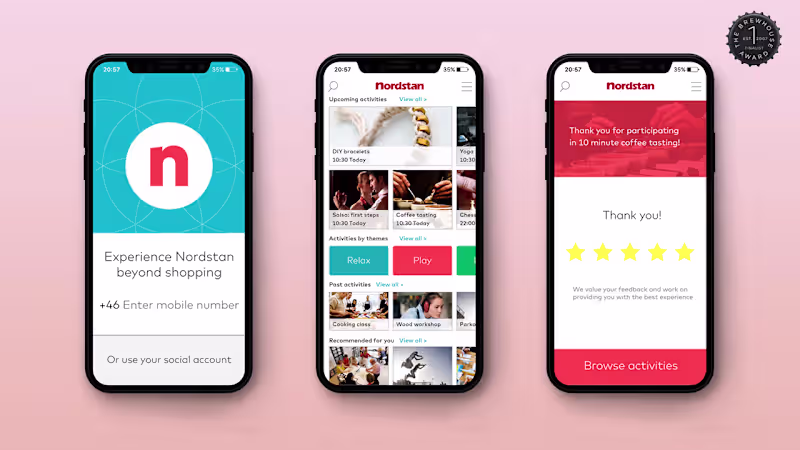 Cover image for Nordstan Plus - activity mall app