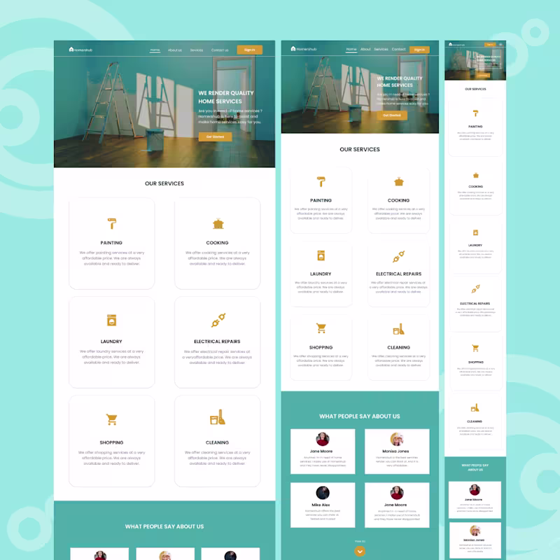 Cover image for Responsive Landing Page Design
