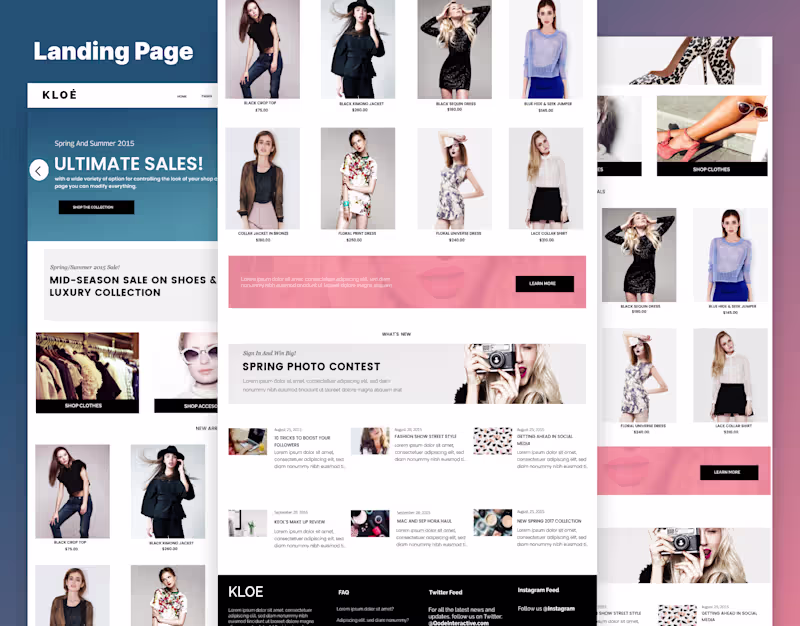 Cover image for Shopify Landing Page Designe