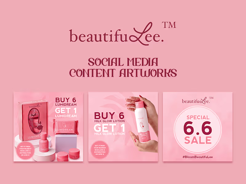 Cover image for Beautifulee Social Media Artworks