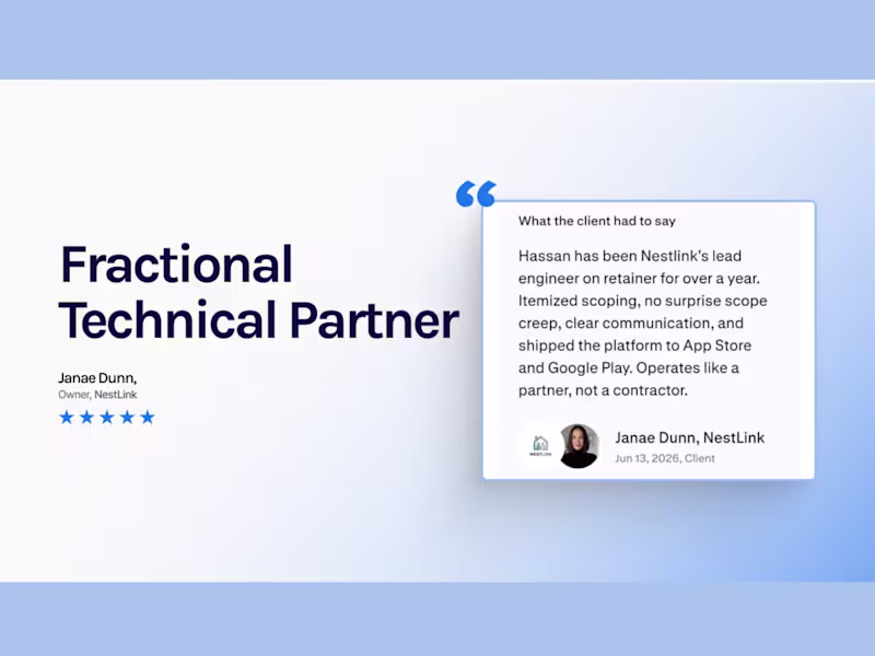Cover image for Fractional Technical Partner