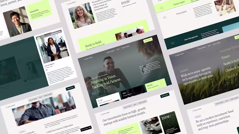 Cover image for Grey Capital Website Redesign