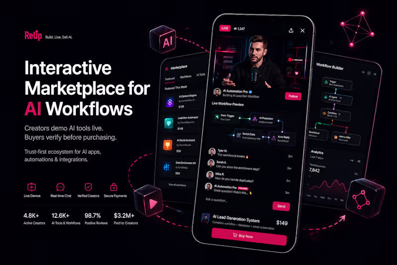 Cover image for AI Marketplace Platform — Live