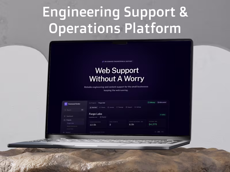 Cover image for CMD CNTR: Engineering Support & Operations Platform