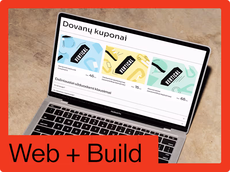 Cover image for Website Design + Build, Multi Page