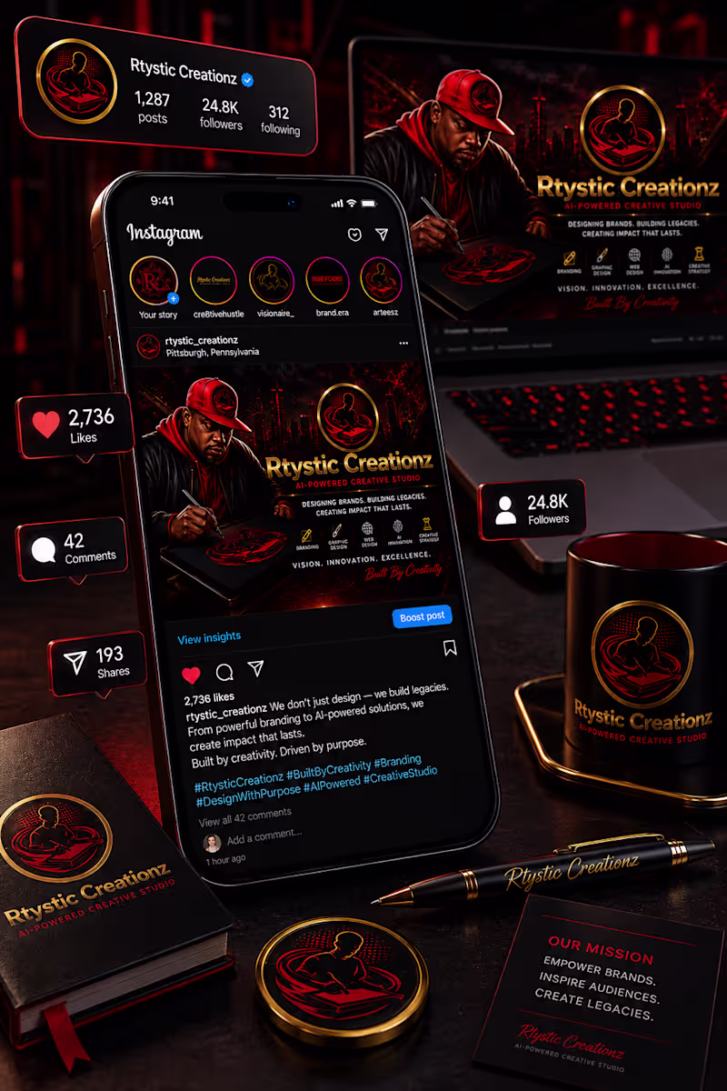 Cover image for Instragram pro mockup