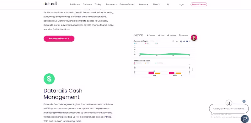 Cover image for DataRails Finance Website Development