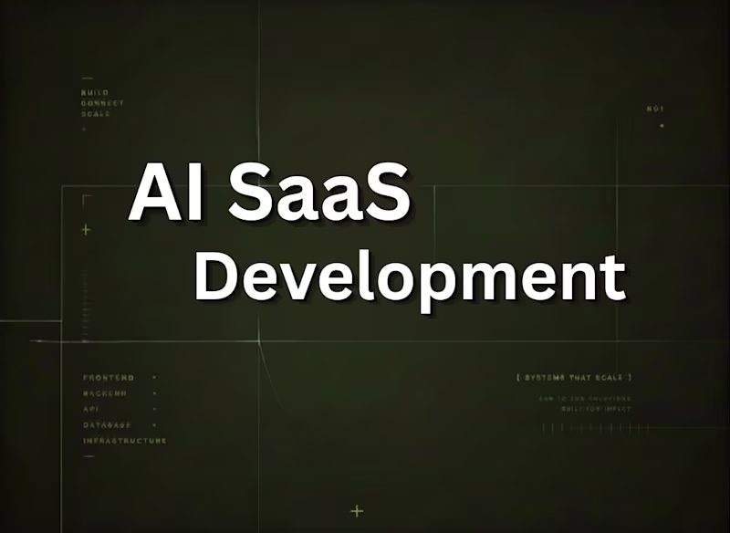 Cover image for SaaS MVP Web App Development + AI Integration