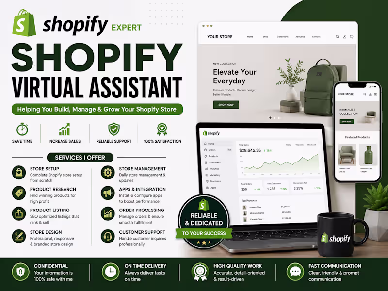 Cover image for Shopify Store VA Assistant