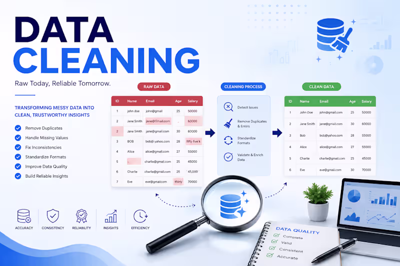 Cover image for Excel & CSV Data Cleaning | Make Your Data Analysis-Ready