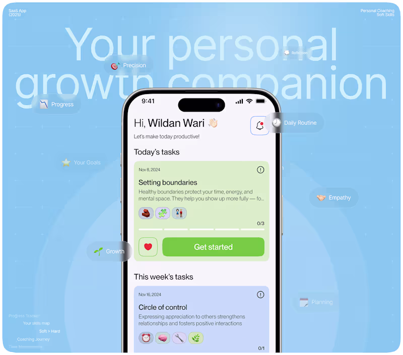 Cover image for Mira | Coaching app | Mobile App & UI UX Design