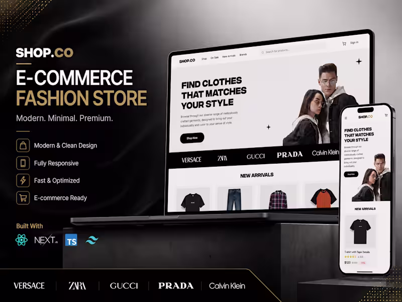 Cover image for Modern E-Commerce Fashion Store |