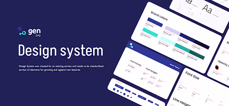 Cover image for Design System - Genpag