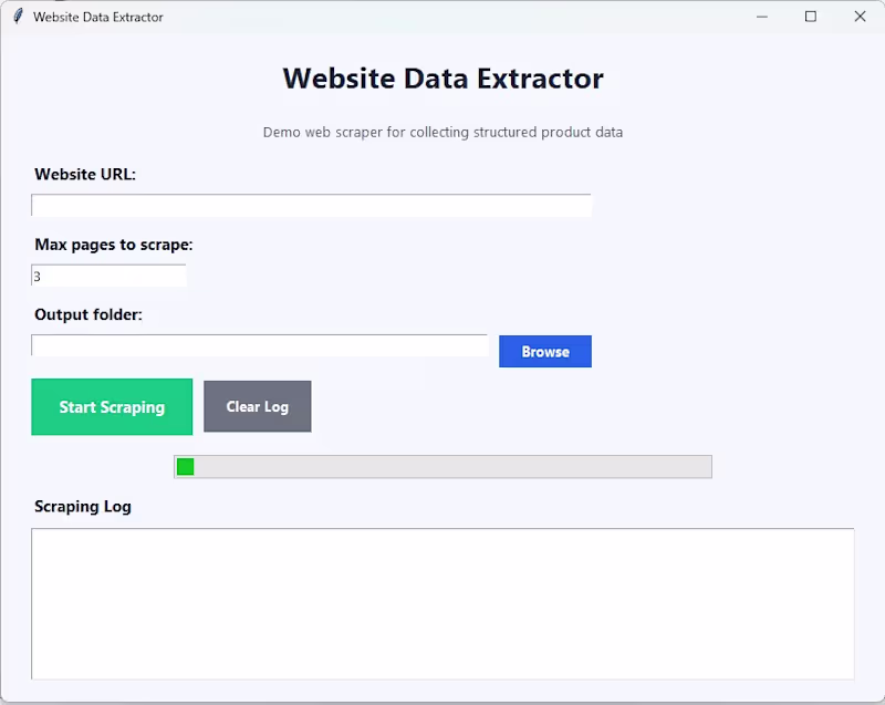 Cover image for Python desktop tool for extracting