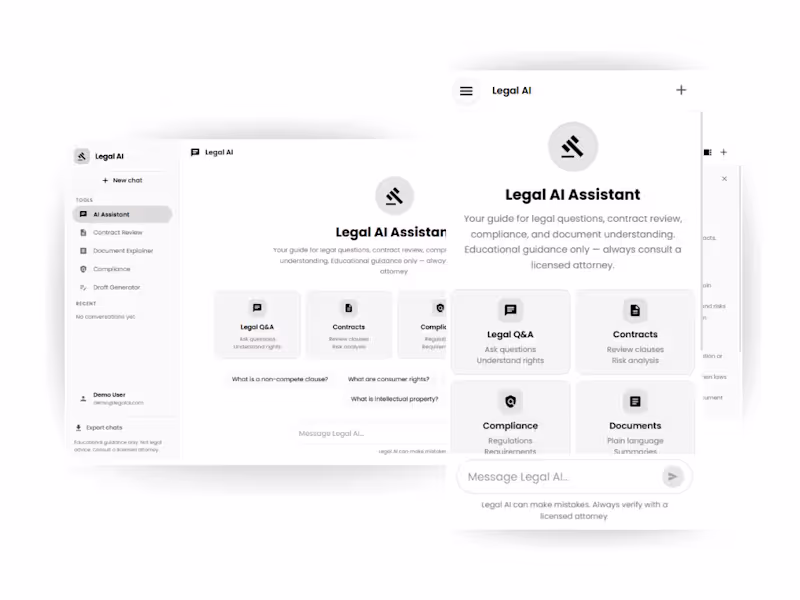 Cover image for LegalAI - Legal Research AI