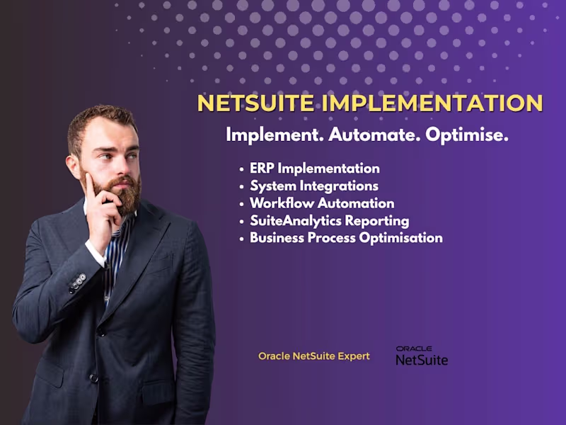 Cover image for Oracle NetSuite Implementation