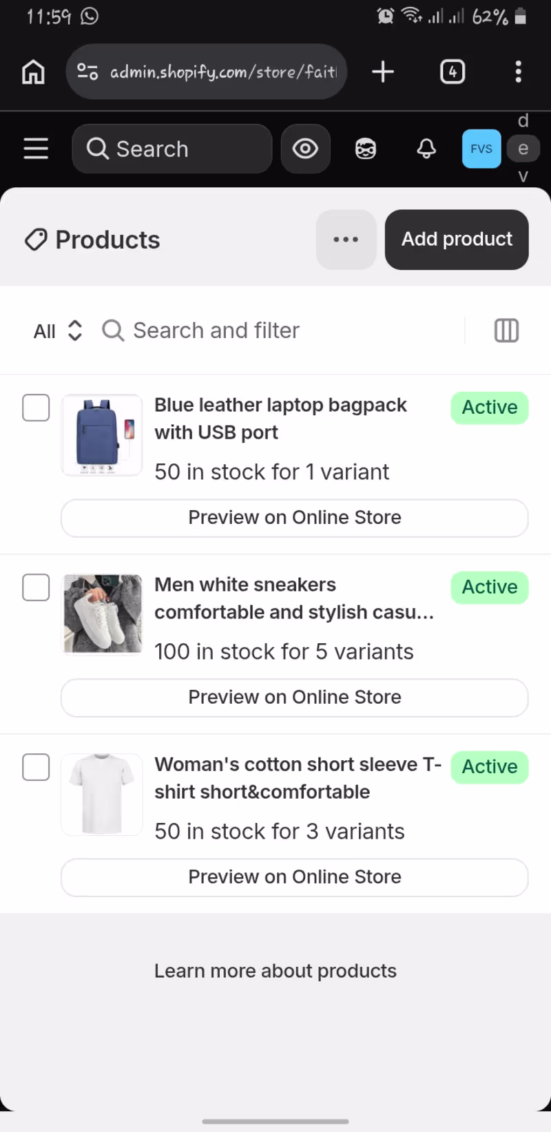 Cover image for Shopify VA - Product Upload & Store Setup