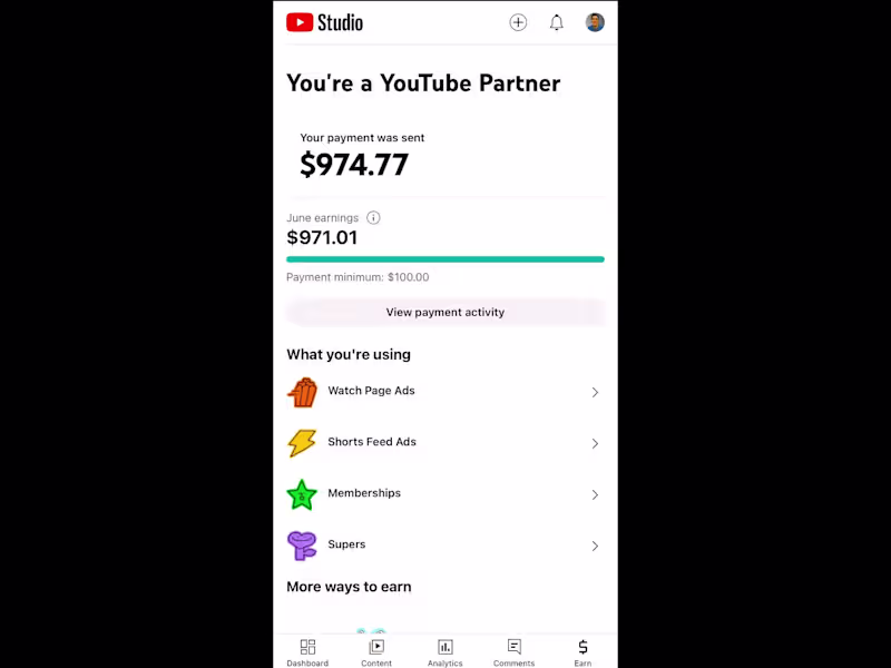 Cover image for 🚀 Successfully monetized this YouTube channel and unlocked ...