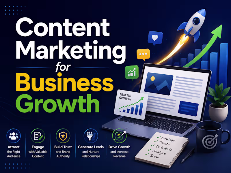 Cover image for Content Marketing for Business Growth