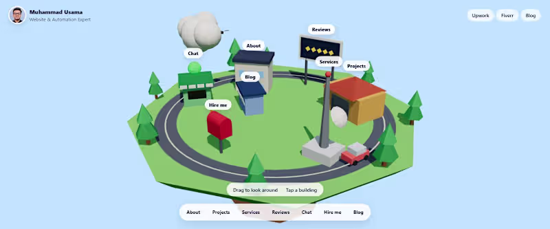 Cover image for Interactive 3D Website (React Three Fiber)