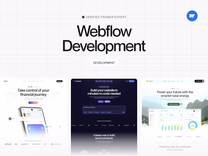 Cover image for Webflow Website Development