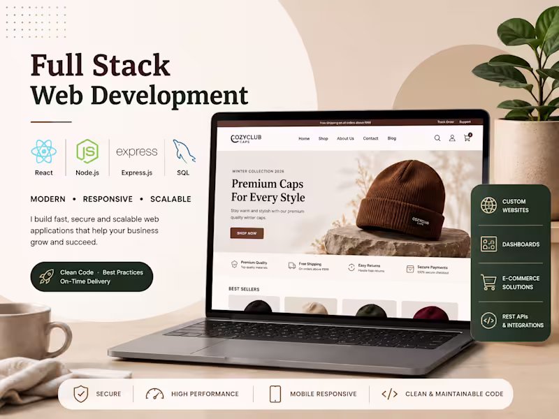 Cover image for Full Stack Web Development