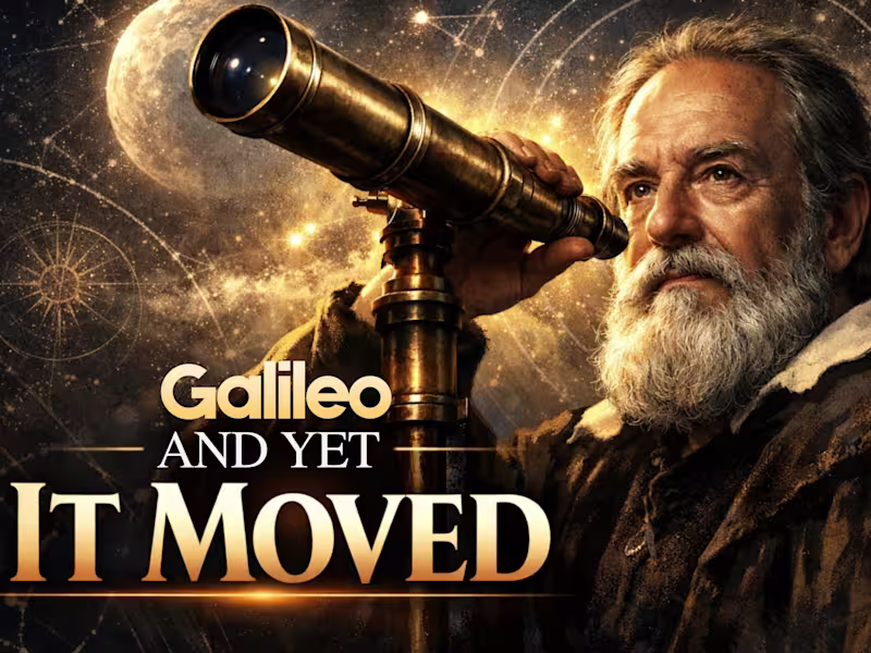 Cover image for Galileo Documentary Thumbnail Design