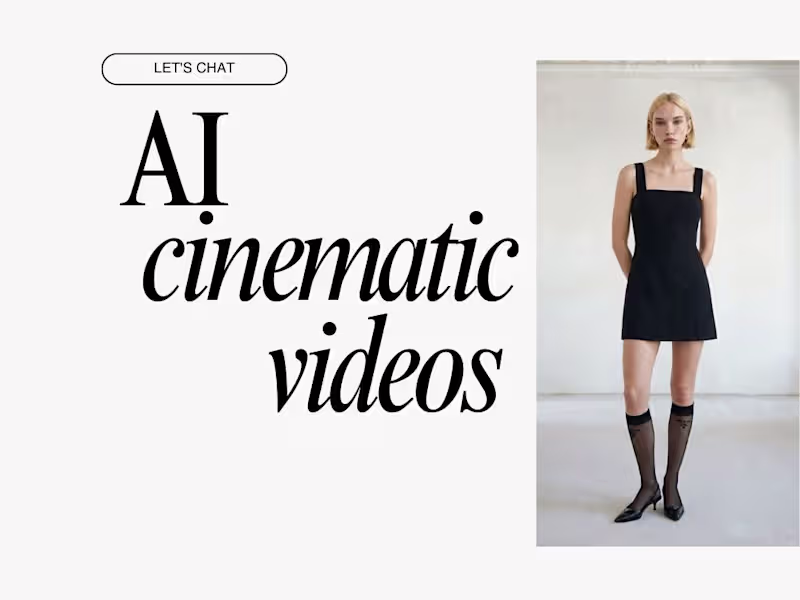 Cover image for AI Cinematic Product Videos for Ecommerce, Ads & Brand Campaigns