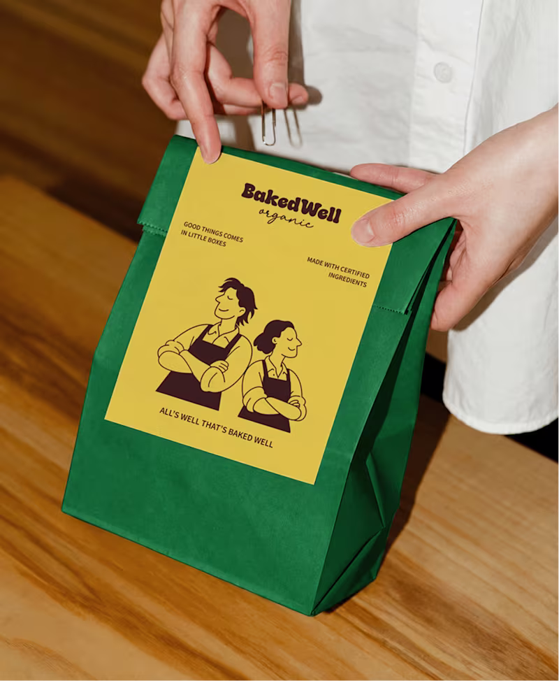 Cover image for Warm, Playful Brand Identity for an Organic Baking Brand