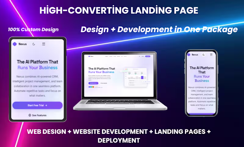 Cover image for Professional Web Design & Development