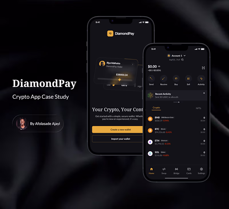 Cover image for DiamondPay - Crypto wallet with multi-token bridging