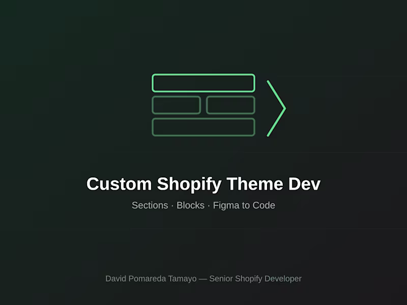 Cover image for Custom Shopify Theme Development