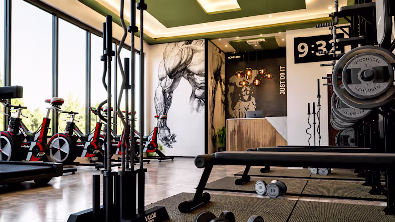 Cover image for Simple Gym interior design for