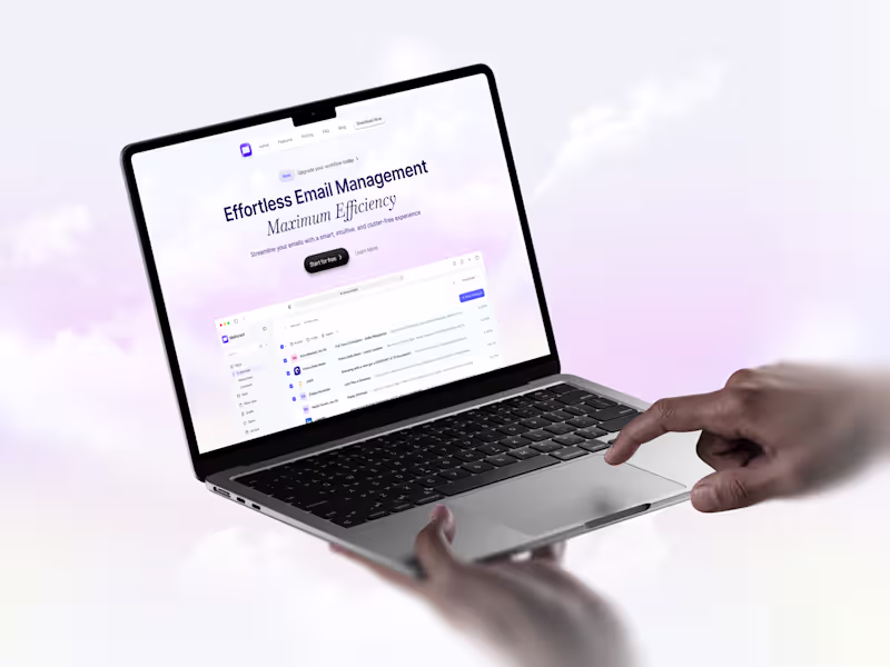 Cover image for Mailorant - Landing Page Design