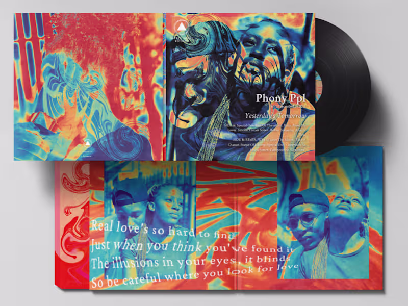 Cover image for
Yesterday's Tomorrow - PHony Ppl | Vinyl Cover Design