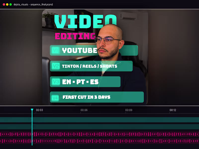 Cover image for Short form video editing for TikTok, Reels and Shorts