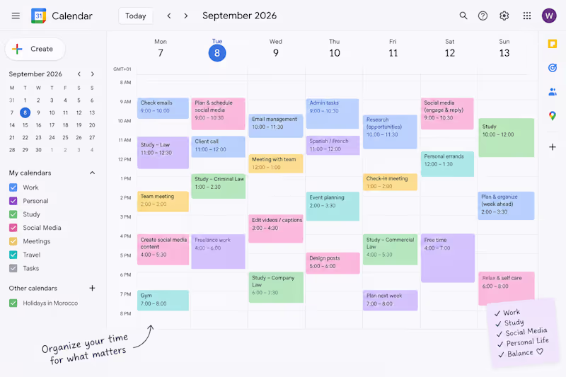 Cover image for I used Google Calendar to