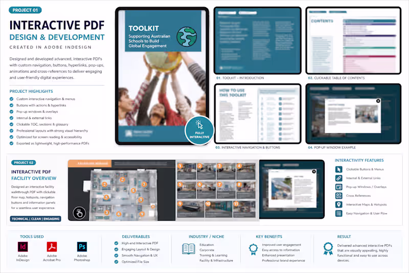 Cover image for Designed and developed enterprise-grade interactive