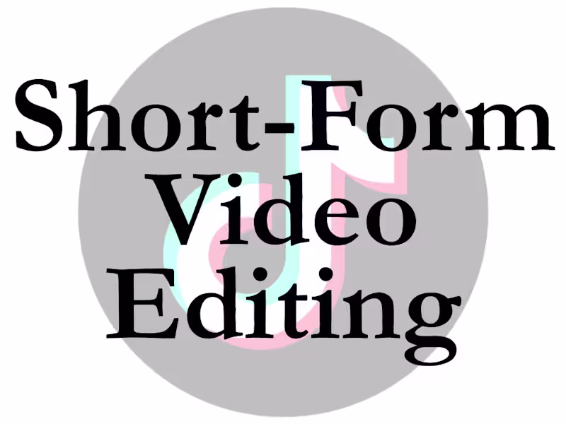 Cover image for I'll Turn Your Long Videos Into Viral Shorts for TikTok & Reels