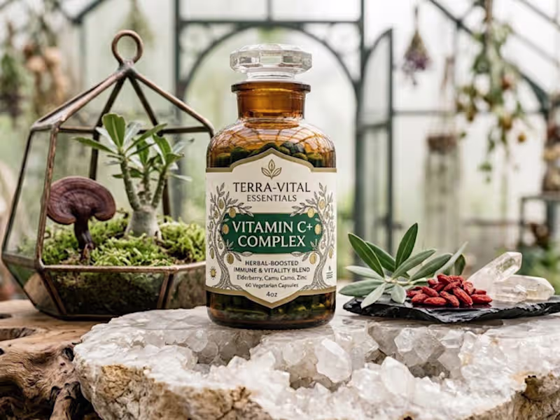 Cover image for Premium Vitamin Bottle Label &