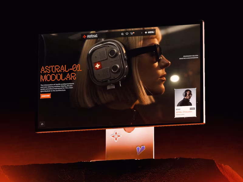 Cover image for ASTRAL - Premium Headphone Brand & E-commerce Experience