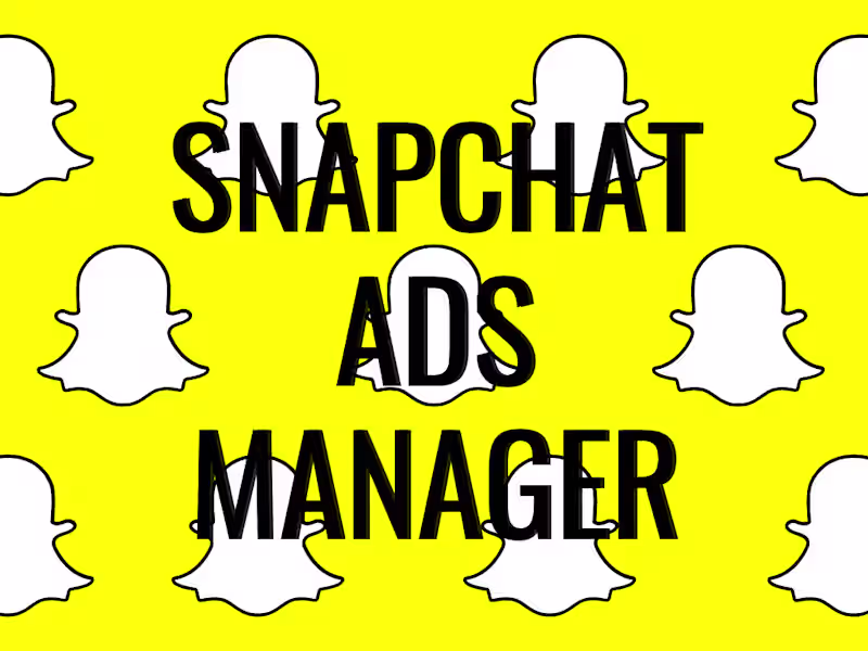Cover image for Snapchat Ads